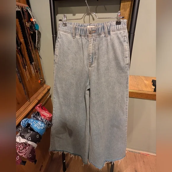 Three Bird Nest Light Blue Wide-Leg Jeans - Picture 10 of 11